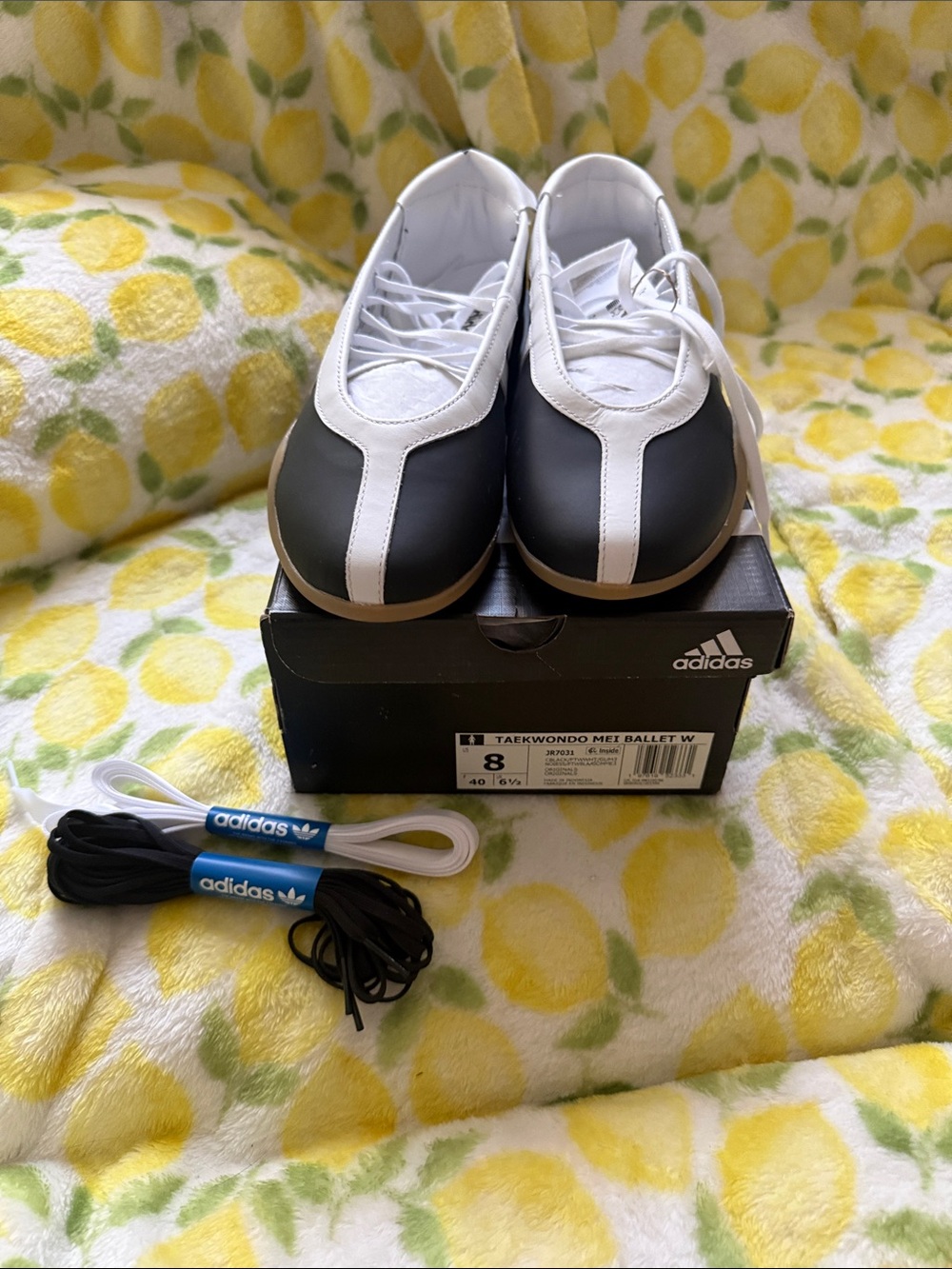 Adidas KidsTaekwondo Ballet Shoes - Black & White